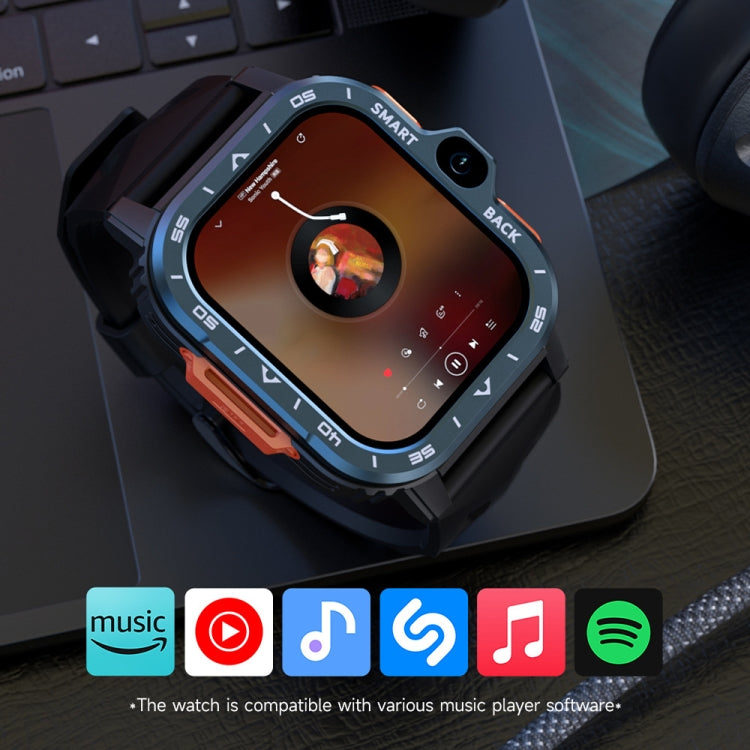 LOKMAT APPLLP 4 MAX 2.02-inch Android 8.1 Full Network Wifi Card Bluetooth Smart Watch(Navy Blue) - free shipping - PMC TechLife - Order now!