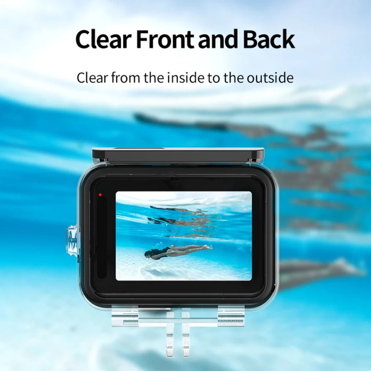 TELESIN GP-WTP-901 45m Diving Shell, For GoPro HERO12 Black / HERO11 Black / HERO10 Black / HERO9 Black Single Shell - Waterproof Cases by TELESIN | Online Shopping South Africa | PMC Jewellery | Buy Now Pay Later Mobicred