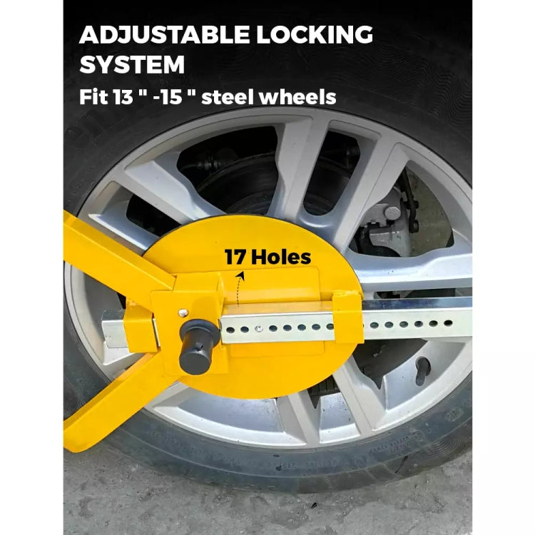 Car Anti-theft Lock SUV Wheel Three-prong Lock With Suction Cup, Style: Ordinary - Others by PMC TechLife | Online Shopping South Africa | PMC TechLife | Buy Now Pay Later Mobicred