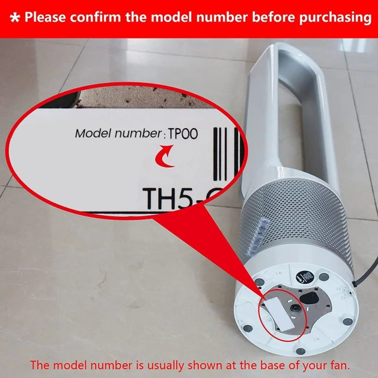 For Dyson TP00 TP01 AM11  Air Purifier Bladeless Fan Remote Control(Style 2) - For Dyson Accessories by PMc TechLife | Online Shopping South Africa | PMc TechLife | Buy Now Pay Later Mobicred
