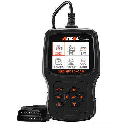 ANCEL AD530 2.8-Inch Screen OBD2 Car Engine Tester Car Battery Test Tool - Code Readers & Scan Tools by ANCEL | Online Shopping South Africa | PMC Jewellery | Buy Now Pay Later Mobicred