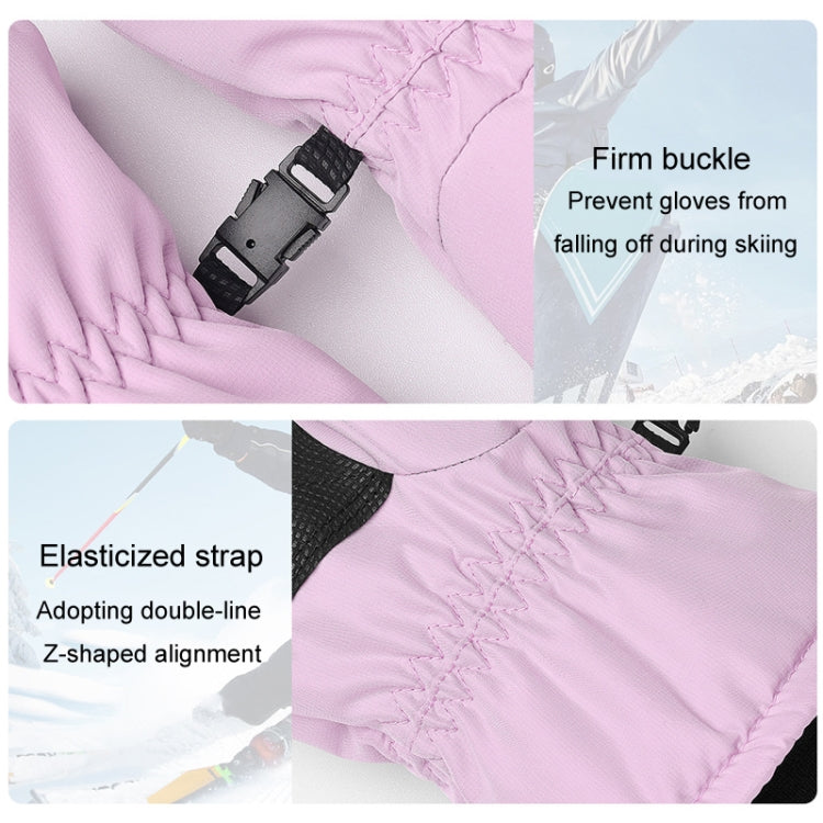 Winter Padded Ski Gloves Outdoor Windproof Warm Sports Gloves, Size: XS(Black) - free shipping - PMC TechLife - Order now!