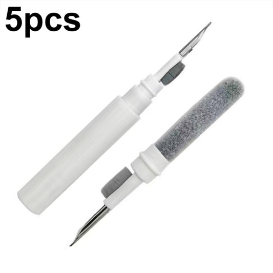 5pcs SM-116 3-in-1 Multifunctional Bluetooth Earphone Cleaning Pen Keyboard Cleaning Brush Set(White) - Other Accessories by PMC Jewellery | Online Shopping South Africa | PMC Jewellery | Buy Now Pay Later Mobicred