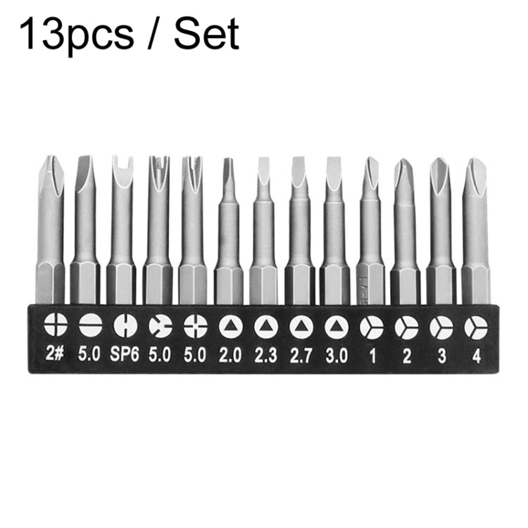 13pcs / Set Profile Bit Chrome Vanadium Steel Bit Set Appliance Repair Electrical Drill Accessories With Magnetic - Drill & Drill Bits by PMC Jewellery | Online Shopping South Africa | PMC Jewellery | Buy Now Pay Later Mobicred