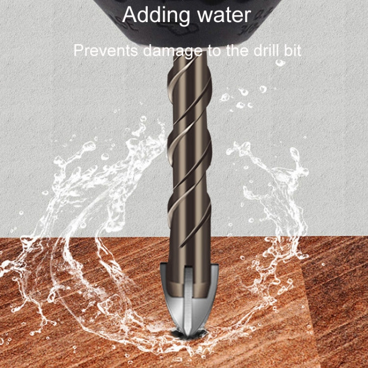 3mm Hexagonal Shank Spiral Flute Cross Alloy Drill Bits Glass Tile Four Edge Drivers - Drill & Drill Bits by PMC TechLife | Online Shopping South Africa | PMC TechLife | Buy Now Pay Later Mobicred