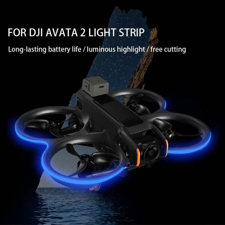 For DJI Avata 2 RCSTQ Colorful Luminous Light Belt High Bright Tube Night Flight Warning Light Strip(Fluorescent) -  by RCSTQ | Online Shopping South Africa | PMC Jewellery | Buy Now Pay Later Mobicred