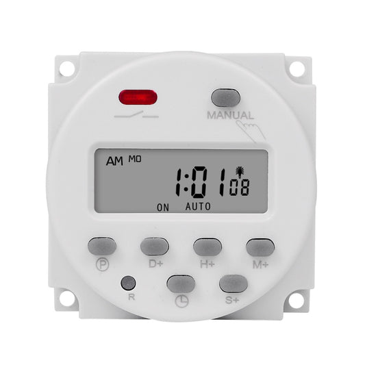 SINOTIMER CN101S-4 12V 1 Second Interval Digital LCD Timer Switch 7 Days Weekly Programmable Time Relay - Switch by SINOTIMER | Online Shopping South Africa | PMC Jewellery | Buy Now Pay Later Mobicred