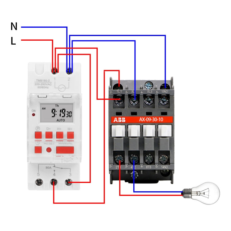 SINOTIMER TM919B-3 24V 30A Programmable Digital Timer Switch Automatic Cycle Timing Controller - Switch by SINOTIMER | Online Shopping South Africa | PMC TechLife | Buy Now Pay Later Mobicred
