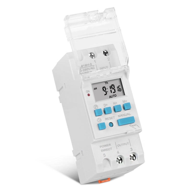 SINOTIMER TM919H-5V 16A DIN Rail 4 Pins Voltage Output Digital Switch Timer Automatic Cycle Timing Controller - Switch by SINOTIMER | Online Shopping South Africa | PMC Jewellery | Buy Now Pay Later Mobicred