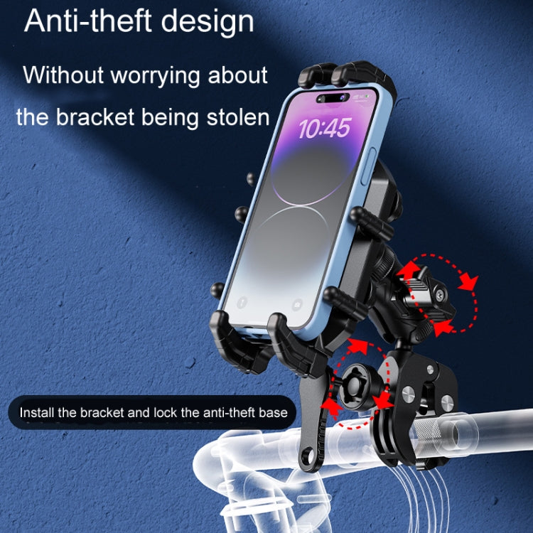 Kewig Motorcycle Octopus Holder Anti-Theft Motorcycle Cell Phone Mounts, Model: M26-C7 - Holder by Kewig | Online Shopping South Africa | PMC Jewellery | Buy Now Pay Later Mobicred