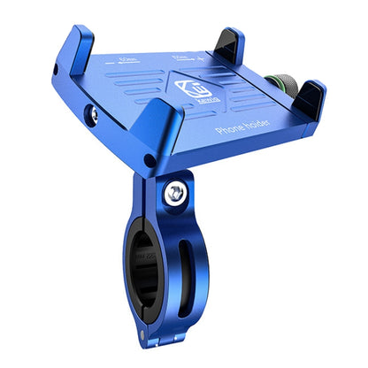 Kewig M7 Bicycle 4 Claws Aluminum Navigational Bracket Outdoor Cycling Cell Phone Holder(Blue) - Holder by Kewig | Online Shopping South Africa | PMC Jewellery | Buy Now Pay Later Mobicred