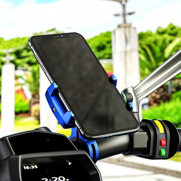 Kewig M7 Bicycle 4 Claws Aluminum Navigational Bracket Outdoor Cycling Cell Phone Holder(Black) - Holder by Kewig | Online Shopping South Africa | PMC Jewellery | Buy Now Pay Later Mobicred