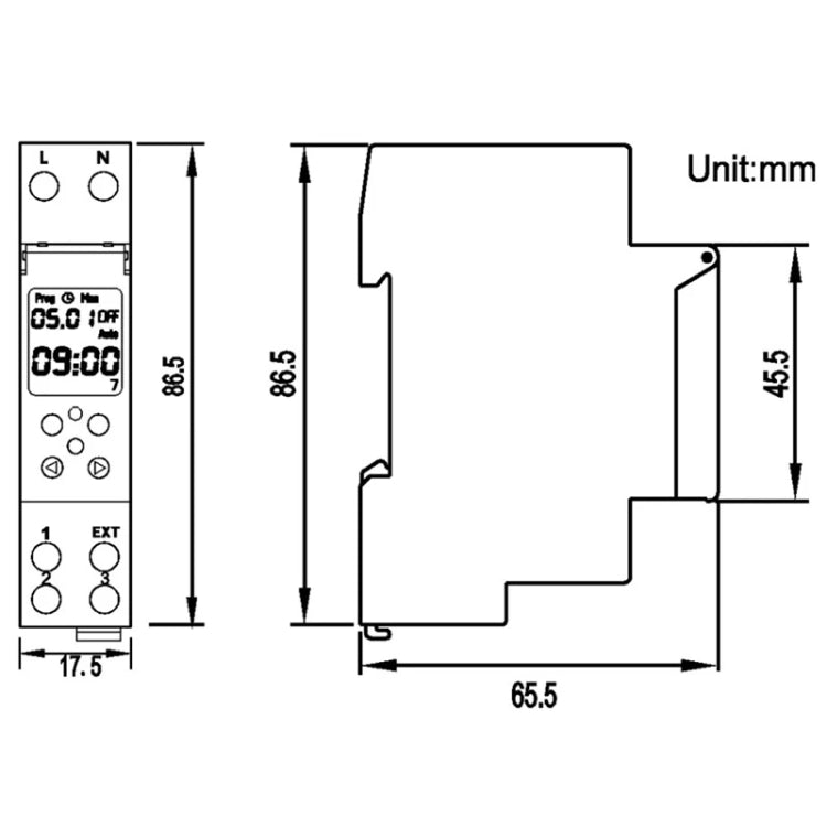 SINOTIMER TM610-2 220V 18mm Width Weekly Programmable Digital Timer Switch - free shipping - PMC TechLife - Order now!