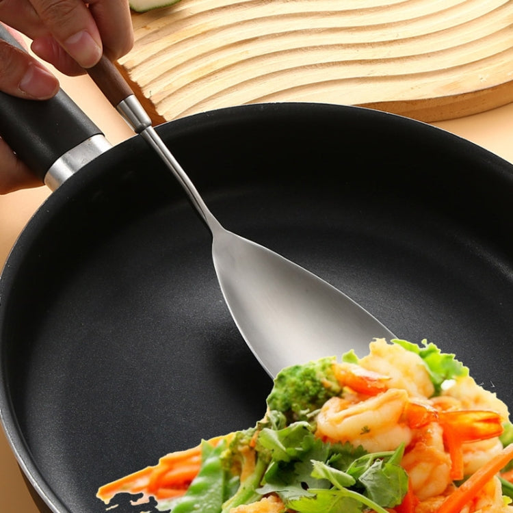 304 Stainless Steel Walnut Handle Cooking Tools Home Restaurant Kitchen Gadgets, Style: Soup Spoon - Cooking Tools by PMC TechLife | Online Shopping South Africa | PMC TechLife | Buy Now Pay Later Mobicred