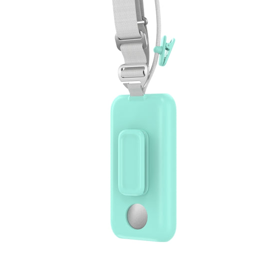 For Apple Vision Pro Battery PC Case Holder With Belt Clip And Shoulder Strap VR Headset Accessory(Mint Green) - VR Accessories by PMC Jewellery | Online Shopping South Africa | PMC Jewellery | Buy Now Pay Later Mobicred