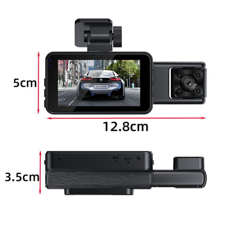 WIFI 3 Lens 1080P Night Vision Video Driving Recorder - Car DVRs by PMC Jewellery | Online Shopping South Africa | PMC Jewellery | Buy Now Pay Later Mobicred