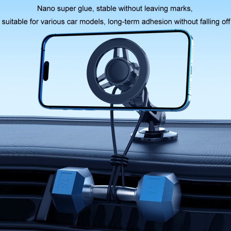 Magsafe Car Magnetic Rotating Adjustable Mobile Phone Holder(White) - Car Holders by PMC Jewellery | Online Shopping South Africa | PMC Jewellery | Buy Now Pay Later Mobicred