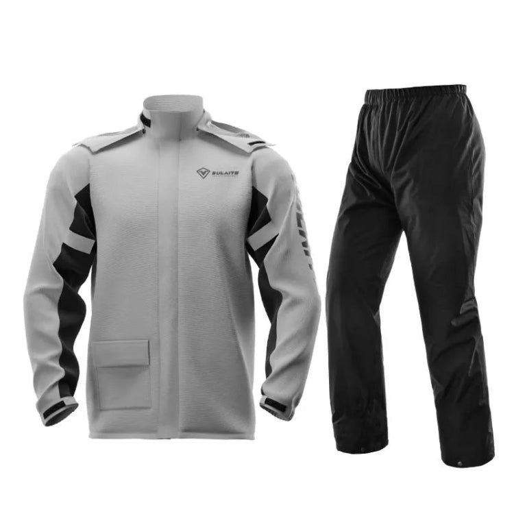 SULAITE Outdoor Motorcycle Riding Full Body Split Raincoat Suit, Size: M(Gray) - free shipping - PMC TechLife - Order now!