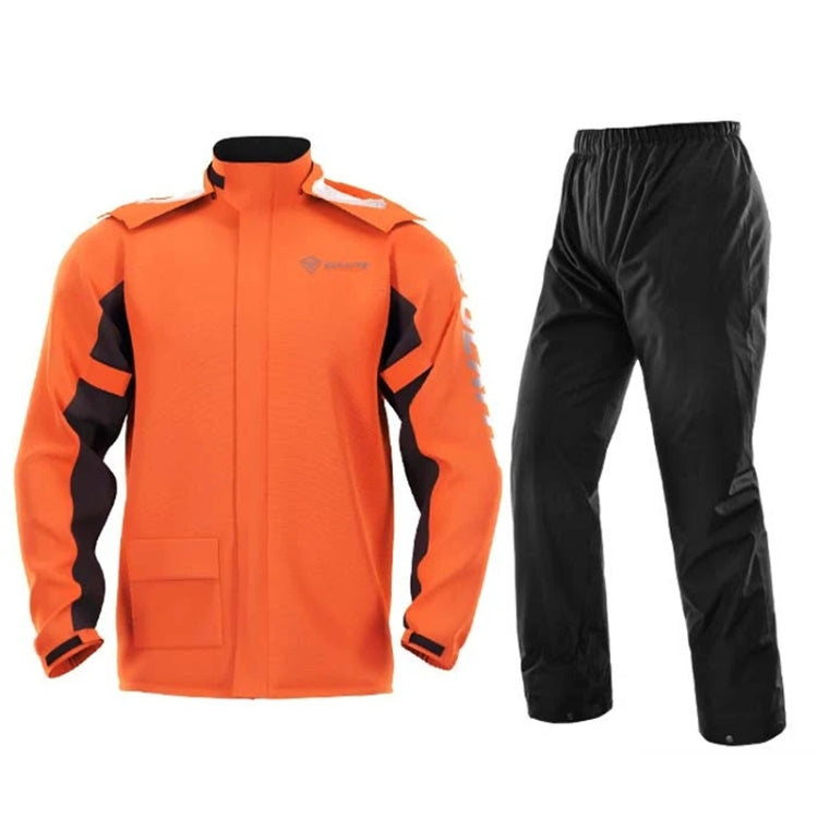 SULAITE Outdoor Motorcycle Riding Full Body Split Raincoat Suit, Size: XXL(Orange) - free shipping - PMC TechLife - Order now!