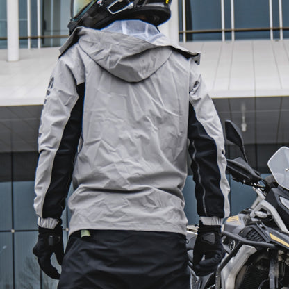 SULAITE Outdoor Motorcycle Riding Full Body Split Raincoat Suit, Size: M(Gray) - Raincoat by SULAITE | Online Shopping South Africa | PMC Jewellery | Buy Now Pay Later Mobicred