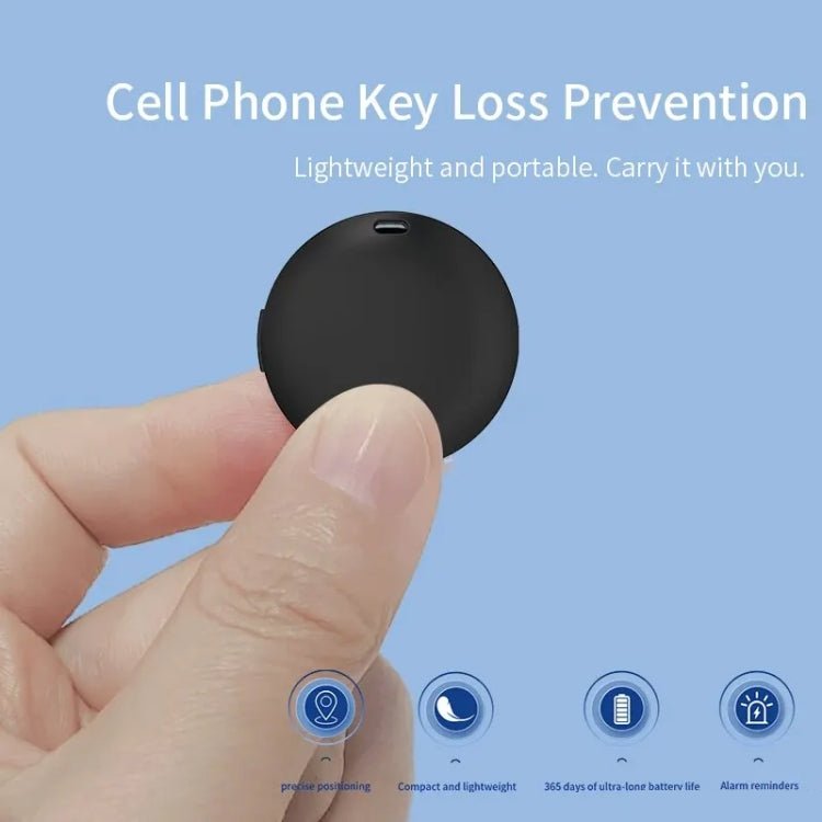 Mini Pet Smart Anti-lost Device Portable GPS Locator Bluetooth Tracker(White) - Pet Tracker by PMC TechLife | Online Shopping South Africa | PMC TechLife | Buy Now Pay Later Mobicred