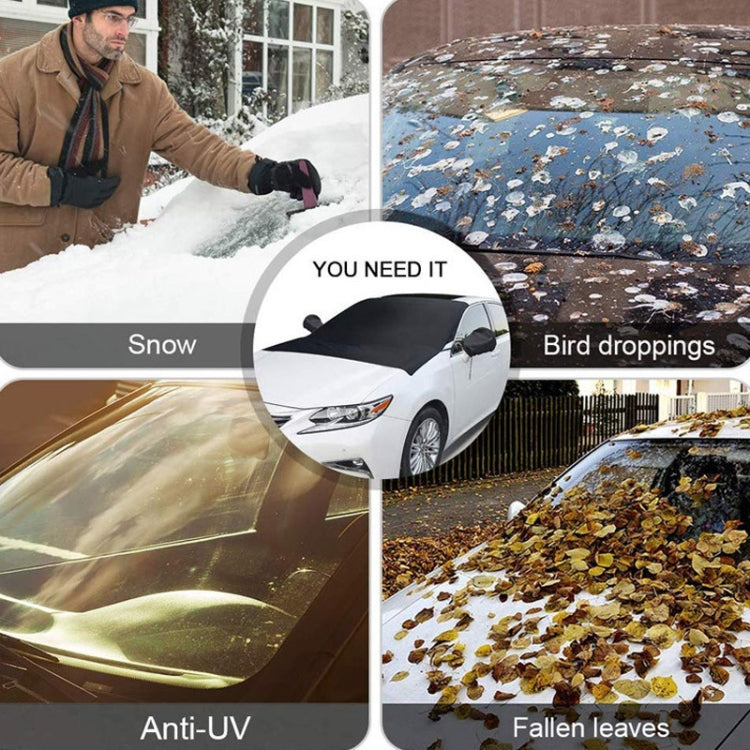 Automobile Silver Coated Cloth Sunshade Snow Shield, Style: Front Rubber Band - Window Foils & Solar Protection by PMC TechLife | Online Shopping South Africa | PMC TechLife | Buy Now Pay Later Mobicred