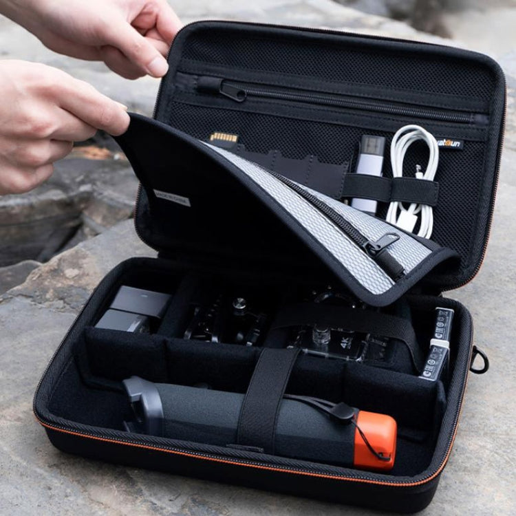 Cwatcun H91 Medium Sports Camera Case Portable Waterproof EVA Digital Camera Storage Bag(Black) - free shipping - PMC TechLife - Order now!