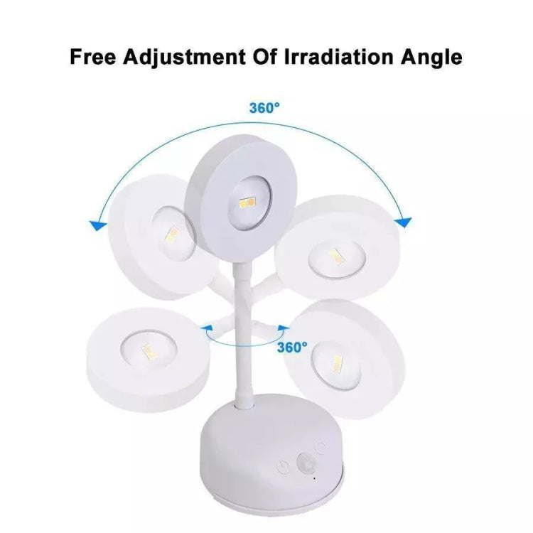 Rechargeable LED Motion Sensor Wireless Spotlight Dimmable Picture Light 2000mAH(Black) - Sensor LED Lights by PMC TechLife | Online Shopping South Africa | PMC TechLife | Buy Now Pay Later Mobicred