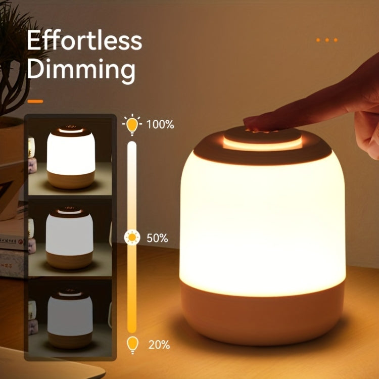 Rechargeable Touch Control LED Night Light Bedside Lamp SE Version 2400mAh White - Bedside Light by PMc TechLife | Online Shopping South Africa | PMc TechLife | Buy Now Pay Later Mobicred