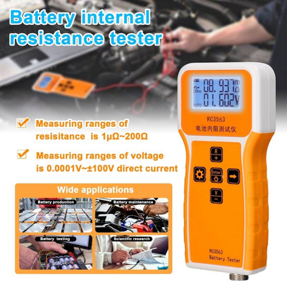 High-Precision Battery Voltage Internal Resistance Tester, Specifications: Host+Probe+Clip+Clamp - Battery & Resistance Tester by PMC Jewellery | Online Shopping South Africa | PMC Jewellery | Buy Now Pay Later Mobicred