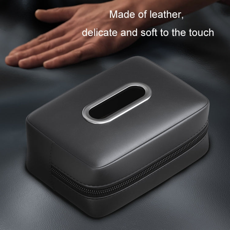 Car Seat Armrest Tissue Box Sun Visor Seat Back Hanging Paper Bag(Black) - Stowing Tidying by PMC TechLife | Online Shopping South Africa | PMC TechLife | Buy Now Pay Later Mobicred