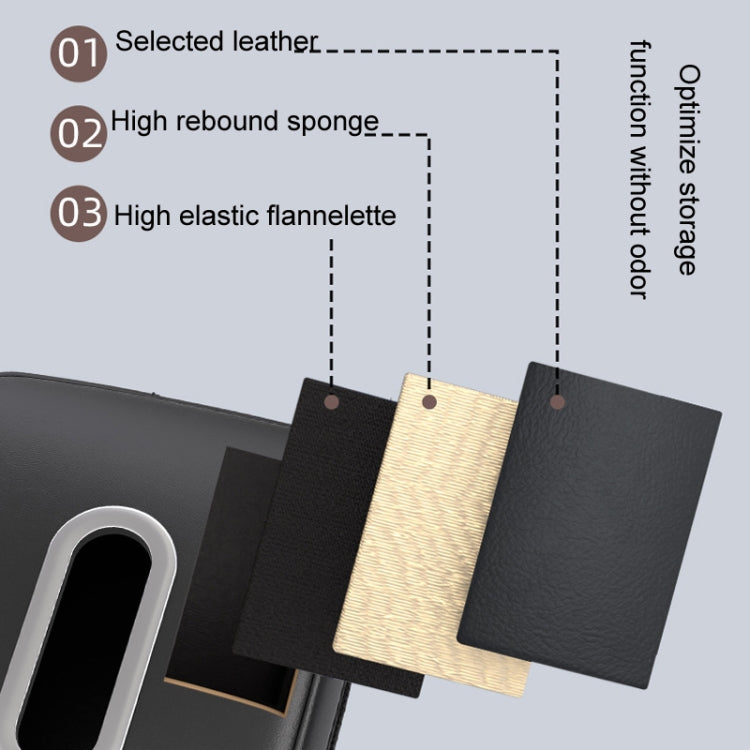 Car Seat Armrest Tissue Box Sun Visor Seat Back Hanging Paper Bag(Black) - Stowing Tidying by PMC TechLife | Online Shopping South Africa | PMC TechLife | Buy Now Pay Later Mobicred