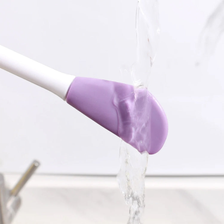 2pcs Dual Head Silicone Face Mask Brush Face Cleansing Massage Brush Mud Mask Applicator(Purple) - free shipping - PMC TechLife - Order now!