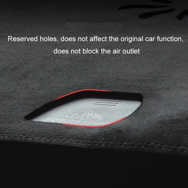 For 2024 Tesla Model 3 Dashboard Car Suede Light-Proof Pad - Sound & Heat Insulation Cotton by PMC Jewellery | Online Shopping South Africa | PMC Jewellery | Buy Now Pay Later Mobicred