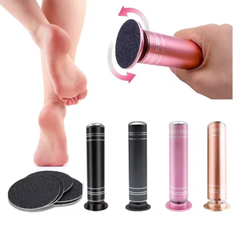 Electric Foot Grinder Calluses Dead Skin Remover With 60pcs Replaceable Sandpaper Discs EU Plug(Pink) - Grinding Tools & Accessories by PMC Jewellery | Online Shopping South Africa | PMC Jewellery | Buy Now Pay Later Mobicred