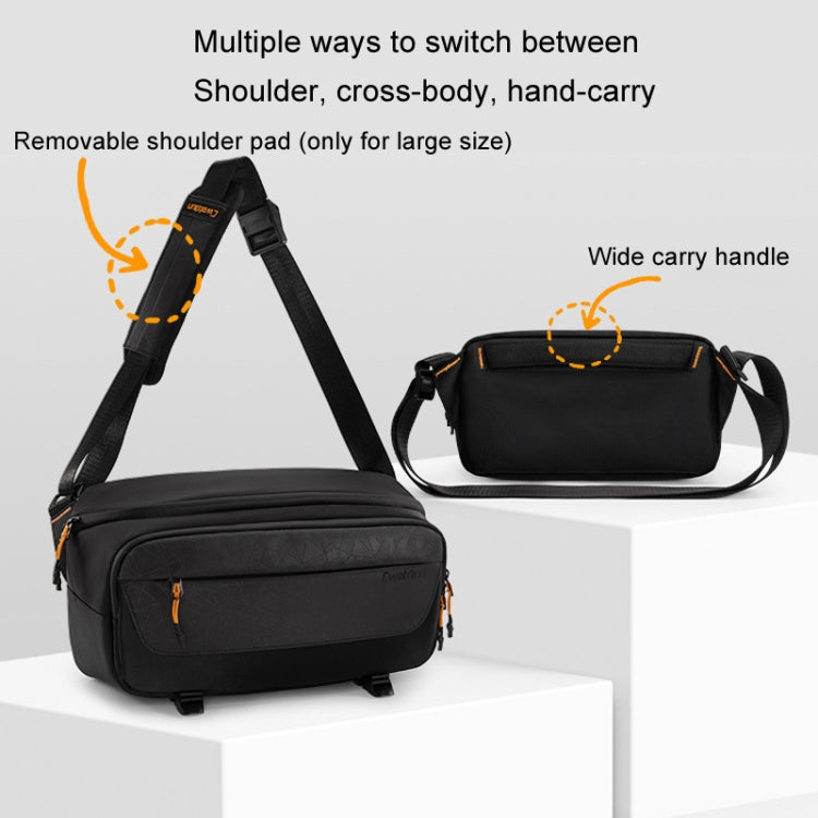 Cwatcun D133 Camera Chest Bag Multi-functional Handheld Slanting Cross Shoulder Camera Casual Bag, Color: Large Black - free shipping - PMC TechLife - Order now!