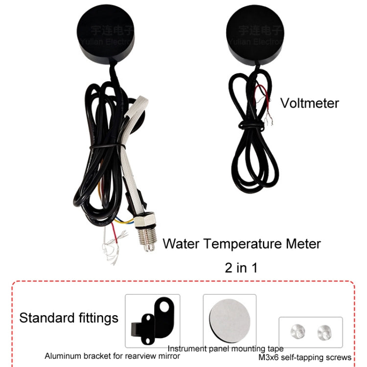 Morfayer Motorcycle Dual Display Intelligent Alarm Power Meter, Model: Water Temperature Meter(Random Color Delivery) - Electrical Instruments by PMC Jewellery | Online Shopping South Africa | PMC Jewellery | Buy Now Pay Later Mobicred