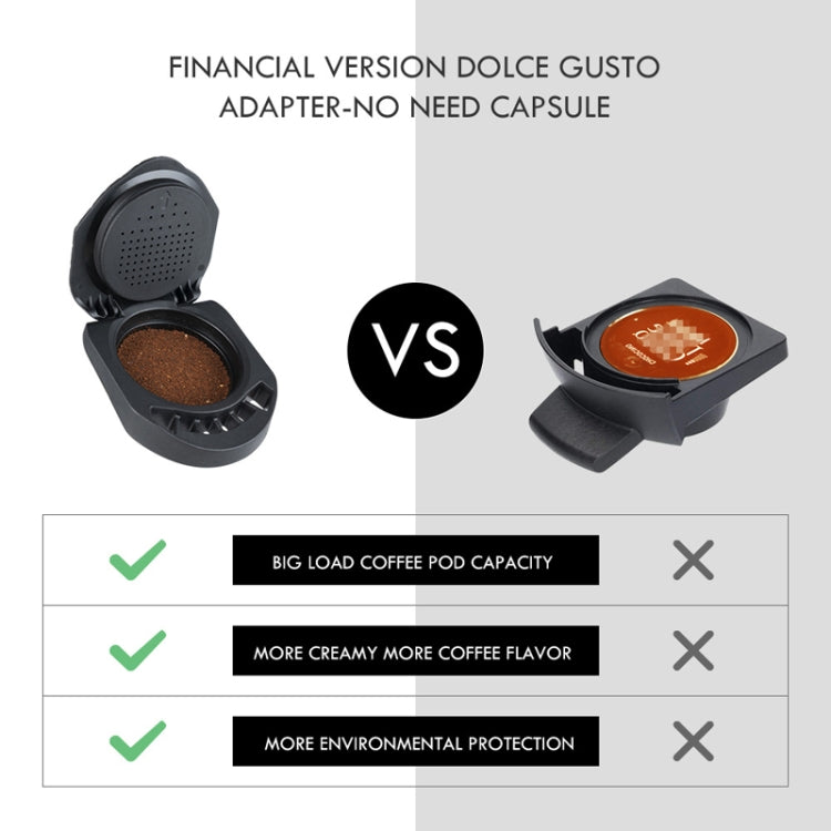 Compatible With Dolce Gusto ICafilas Reusable Coffee Capsule Converter Tray(Black) - Coffee Machine Parts by PMC TechLife | Online Shopping South Africa | PMC TechLife | Buy Now Pay Later Mobicred