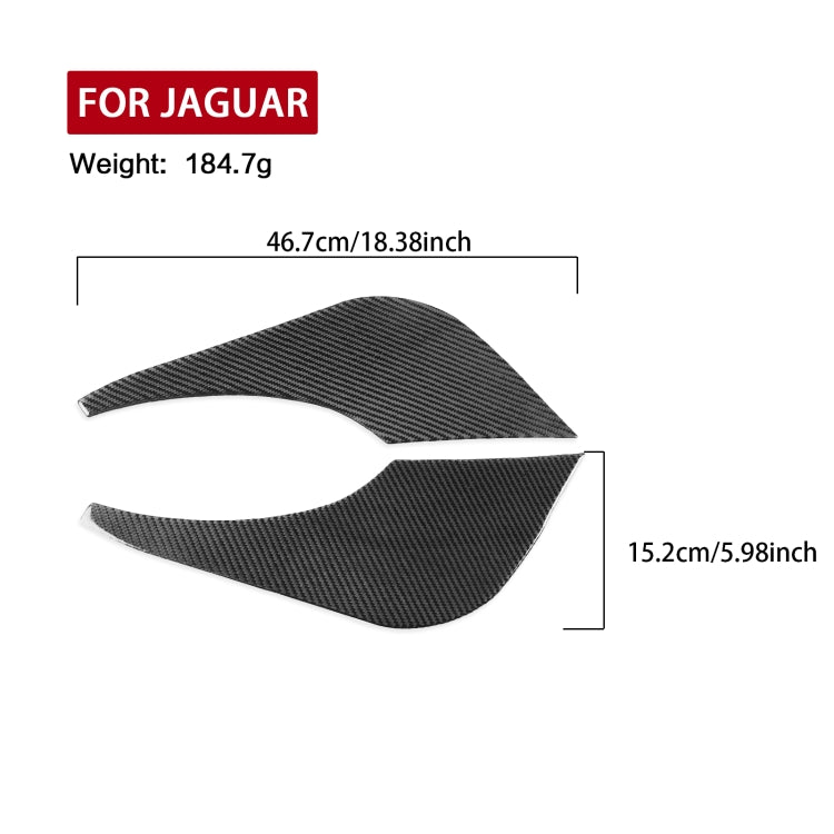 For Jaguar F-TYPE 2013+ Left And Right Drive Universal Door Anti-Collision Sticker(Black) - Anti Collision Sticker by PMC Jewellery | Online Shopping South Africa | PMC Jewellery | Buy Now Pay Later Mobicred