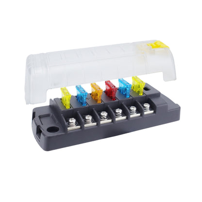 6-Way Plug-In Insulated Cover Fuse Box For Cars Yachts, Set: Upgraded Version A - Fuse by PMC Jewellery | Online Shopping South Africa | PMC Jewellery | Buy Now Pay Later Mobicred