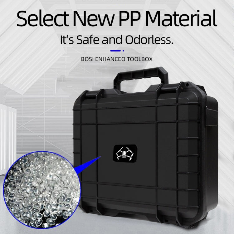 For DJI Mini 4 Pro Drone Suitcase Explosion-proof Box Compatible with RC 2 & RC-N2(Black) - free shipping - PMC TechLife - Order now!