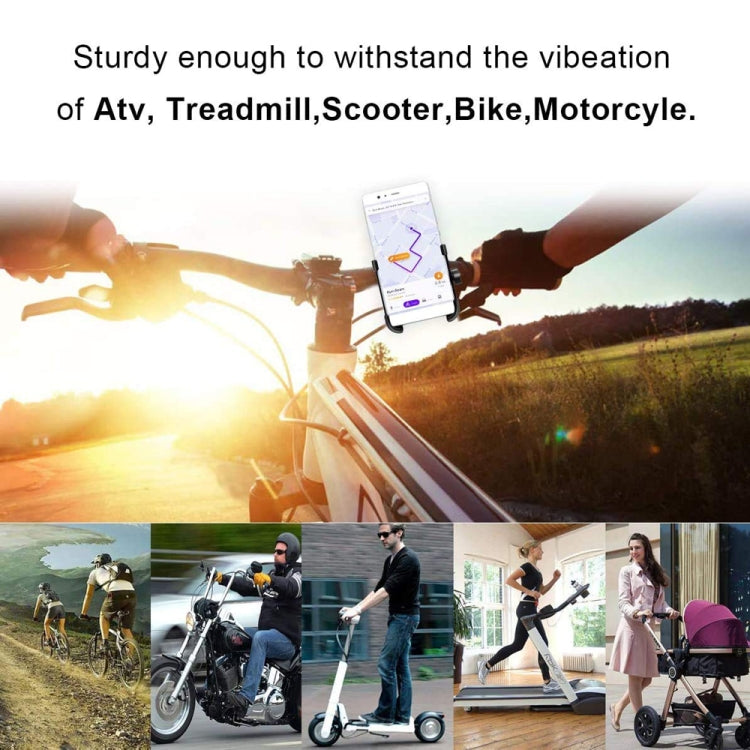 PROMEND SJJ-297E Rearview Mirror Model Phone Holder Universal Aluminum Alloy Electric Bike Mount - Holder by PROMEND | Online Shopping South Africa | PMC Jewellery | Buy Now Pay Later Mobicred