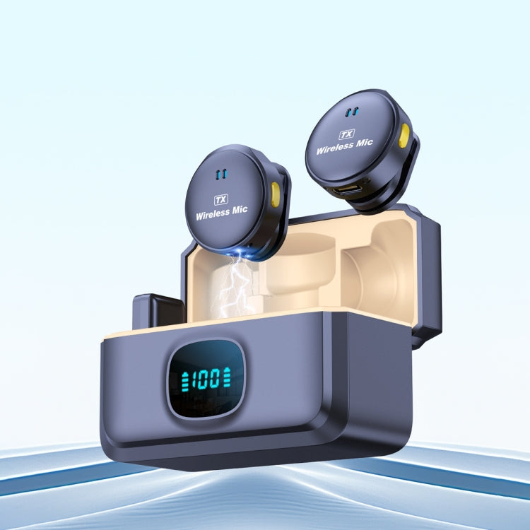 USB-C / Type-C Wireless Lavalier Button Microphone With Magnetic Suction & Back Clip Design - free shipping - PMC Jewellery - Order now!