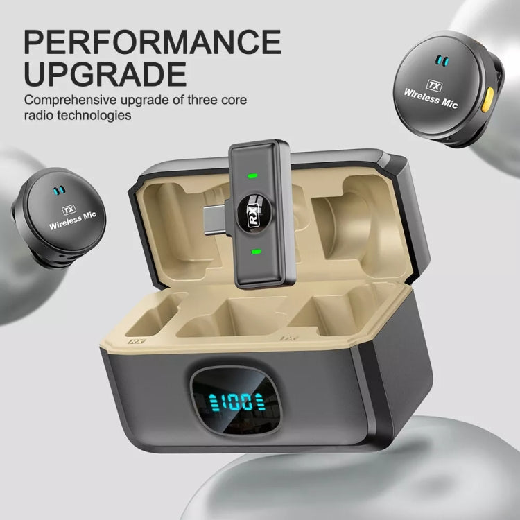 USB-C / Type-C Wireless Lavalier Button Microphone With Magnetic Suction & Back Clip Design - free shipping - PMC Jewellery - Order now!