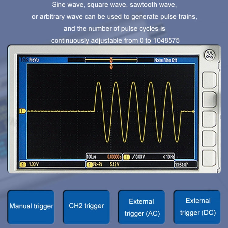 JUNTEK Programmable Dual-Channel DDS Function Arbitrary Waveform Signal Generator, Frequency: 30MHz(EU Plug) - Other Tester Tool by PMC Jewellery | Online Shopping South Africa | PMC Jewellery | Buy Now Pay Later Mobicred