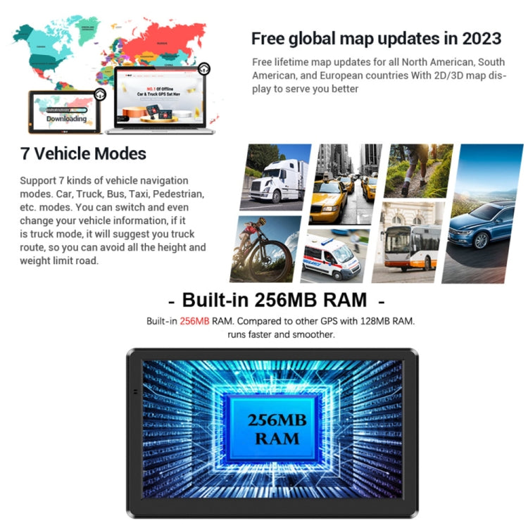 9 Inch 8G/256M Car GPS Navigator With Large Screen Capacitive Bluetooth Map, Area: Southeast Asia Map - Car MP3 & MP4 & MP5 by PMC Jewellery | Online Shopping South Africa | PMC Jewellery | Buy Now Pay Later Mobicred