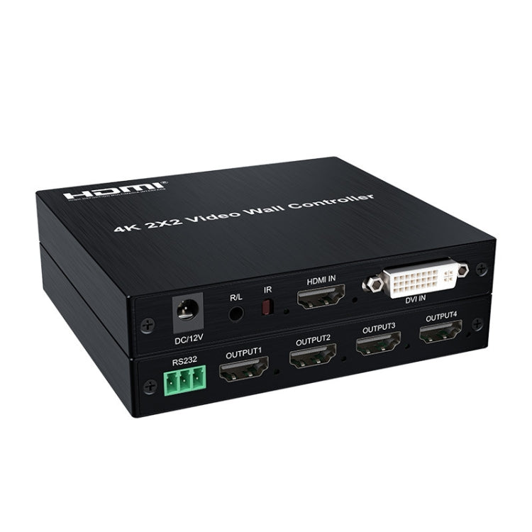 4K 2x2 HDMI Video HD Splice Support HDMI / DVI Input 4CH HDMI Output US Plug - Splitter by PMC Jewellery | Online Shopping South Africa | PMC Jewellery | Buy Now Pay Later Mobicred