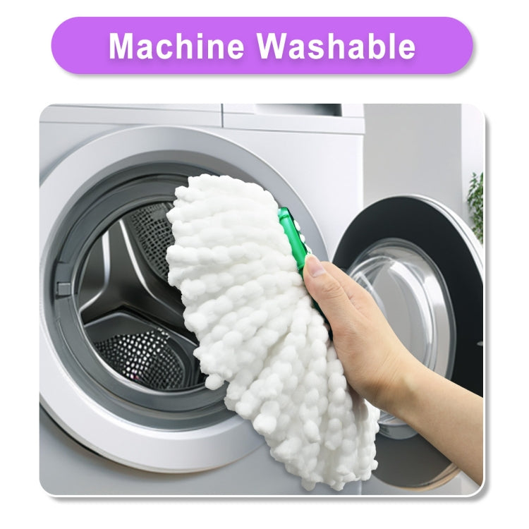 For Libman Tornado Spin Mop Microfiber Mop Pad Replacement Parts(Green) - Handheld Cleaner & Mops by PMC TechLife | Online Shopping South Africa | PMC TechLife | Buy Now Pay Later Mobicred