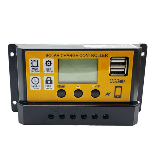 10A 12V/24V Simple Solar Controller Light Time Control Solar Panel Regulator Controller With USB - Others by PMC Jewellery | Online Shopping South Africa | PMC Jewellery | Buy Now Pay Later Mobicred