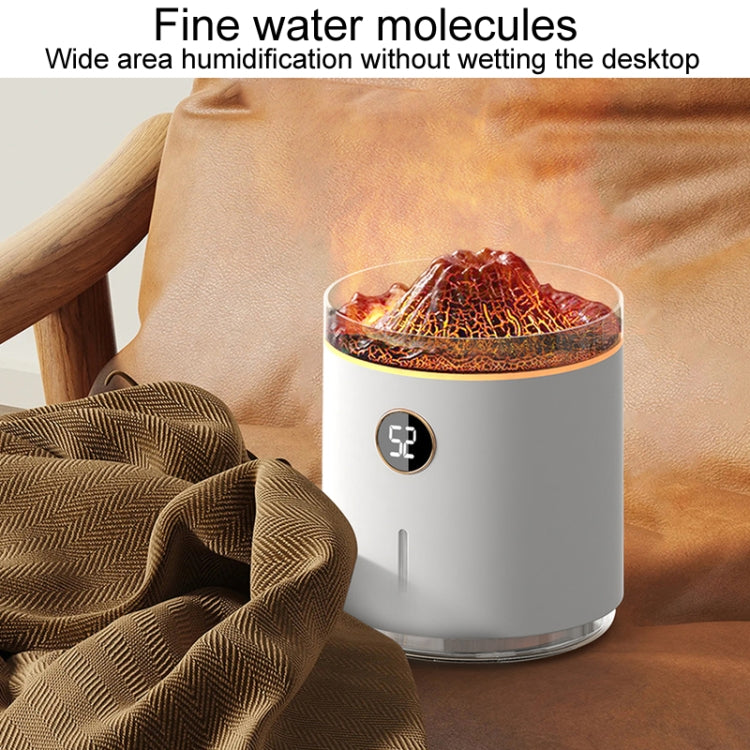 HX127 Mini Volcano Lava Aromatherapy Diffuser Small Household Atmosphere Humidifier, Color: White - free shipping - PMC TechLife - Order now!